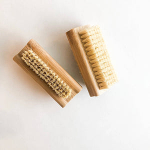Natural Bamboo Nail Brush - Plastic Free Nail Brush