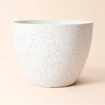 Load image into Gallery viewer, Tuileries Speckled White Pot - 11.3 Inch
