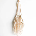 Load image into Gallery viewer, Reusable Organic Cotton Mesh Bag (Long Handle)
