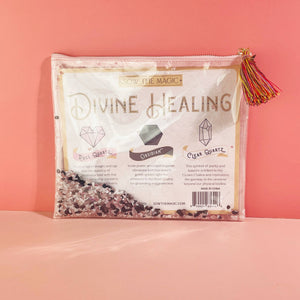 Divine Healing Gemstone Cosmetic Bag
