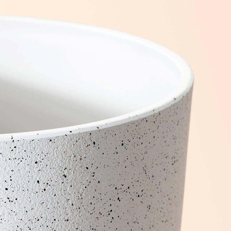 Tuileries Speckled White Pot - 11.3 Inch