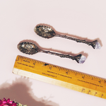 Load image into Gallery viewer, Amethyst Crystal Witchy Herb Spell Apothecary Spoon
