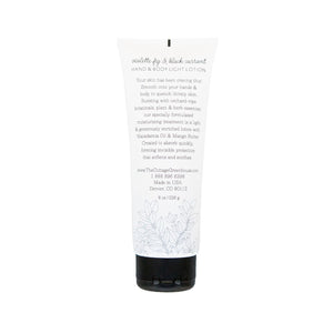 The Cottage Greenhouse Violette Fig + Black Currant Hand & Body Light Lotion