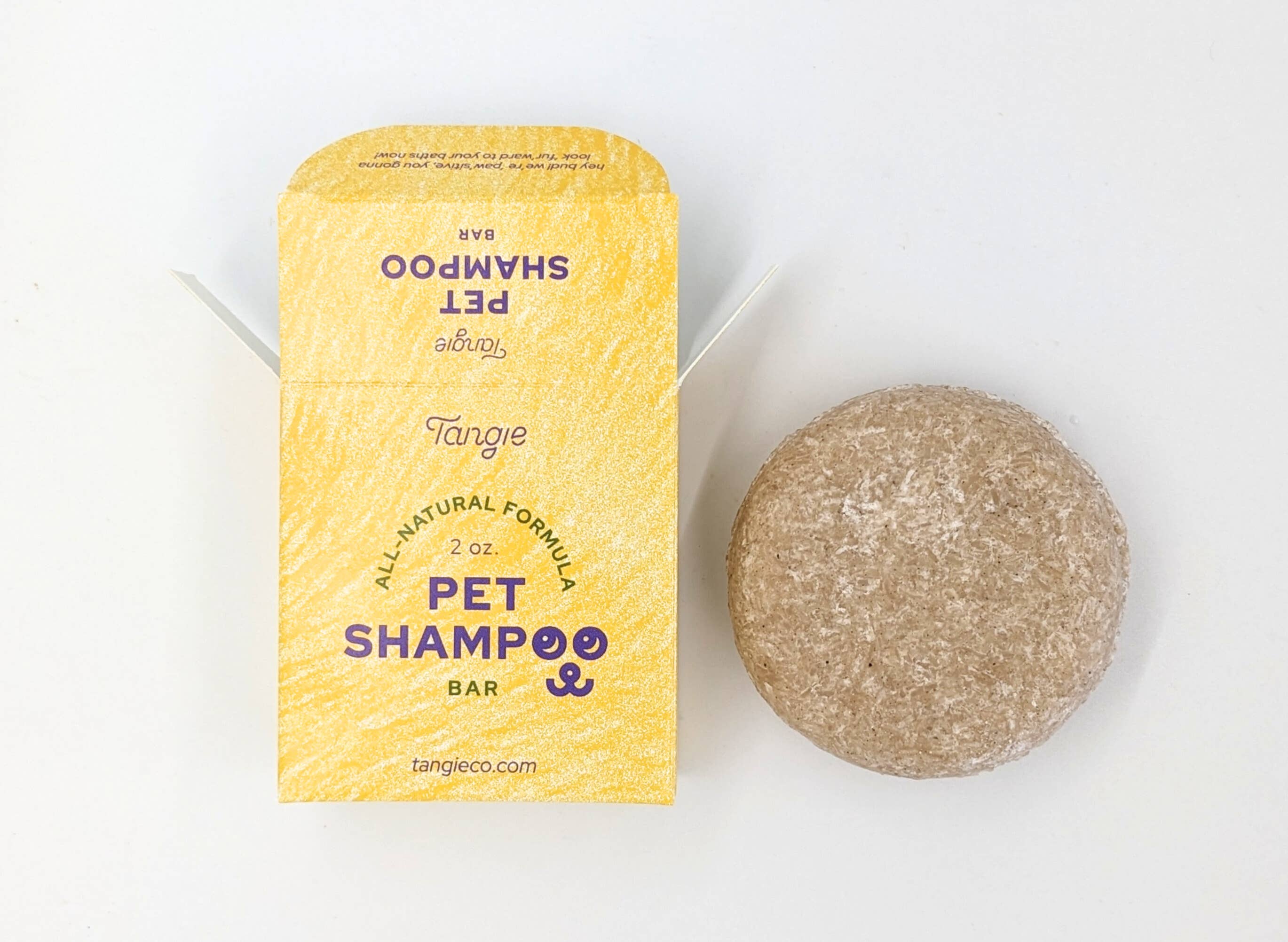 Packaged Pet & Dog Shampoo Bar by Tangie. Zero Waste.  MOQ 1